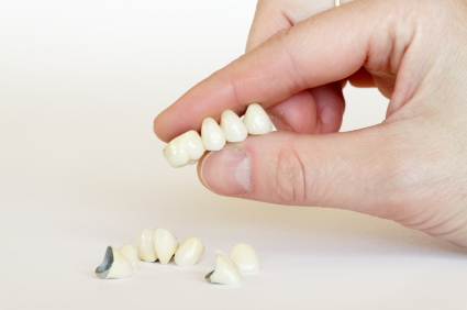 dentures on hand